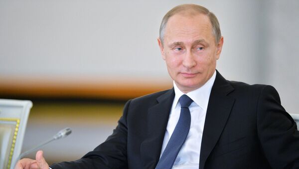 Президент России Владимир Путин. Архивное фото Президент России Владимир Путин. Архивное фото