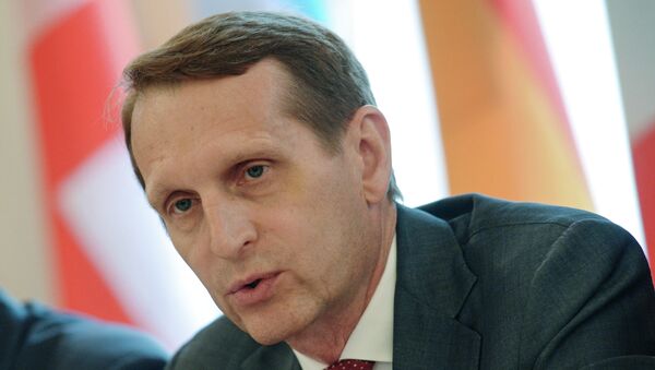 Председатель Государственной Думы РФ Сергей Нарышкин. Архивное фото Председатель Государственной Думы РФ Сергей Нарышкин. Архивное фото