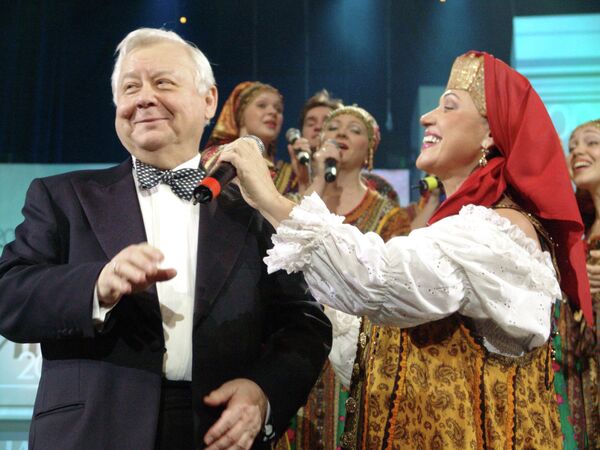 Олег Табаков и Надежда Бабкина Олег Табаков и Надежда Бабкина