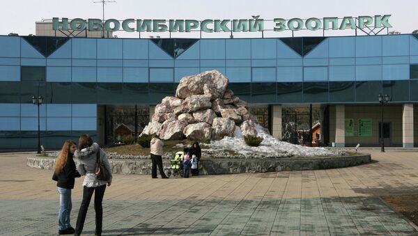 Центральный вход Новосибирского зоопарка Центральный вход Новосибирского зоопарка