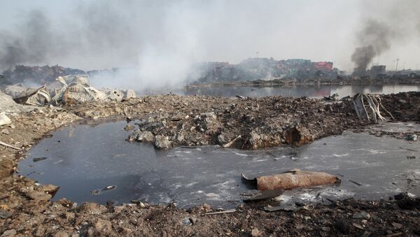 Последствия взрывов в Тяньцзине, Китай, 16 августа 2015 Последствия взрывов в Тяньцзине, Китай, 16 августа 2015