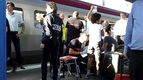 На месте теракта в поезде Амстердам-Париж. Архивное фото На месте теракта в поезде Амстердам-Париж. Архивное фото