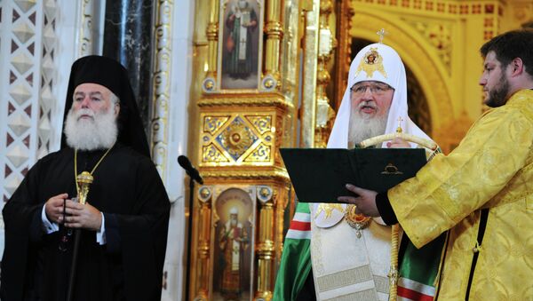 Патриаршее служение в честь 1025-летия Крещения Руси Патриаршее служение в честь 1025-летия Крещения Руси