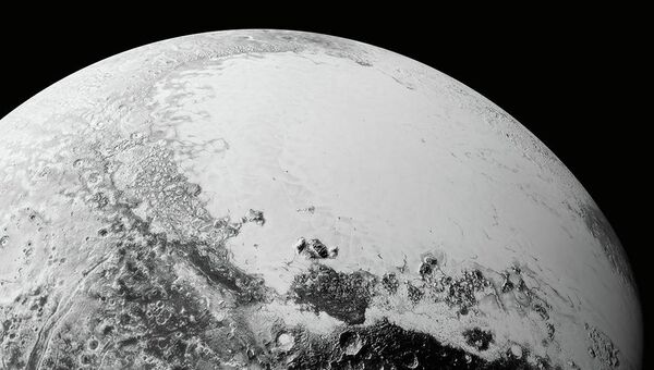 Изображение Плутона, полученное зондом New Horizons Изображение Плутона, полученное зондом New Horizons