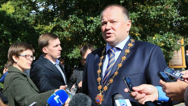 Губернатор Калининградской области Николай Цуканов после церемонии инаугурации. Архивное фото Губернатор Калининградской области Николай Цуканов после церемонии инаугурации. Архивное фото