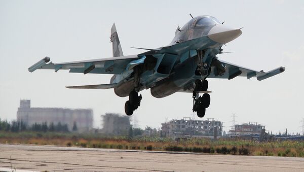 Российские самолеты в аэропорту Латакии Российские самолеты в аэропорту Латакии