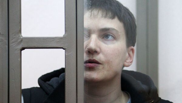 Украинская летчица Надежда Савченко. Архивное фото Украинская летчица Надежда Савченко. Архивное фото