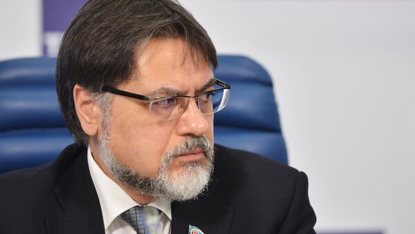 Представитель Луганской народной республики (ЛНР) в контактной группе по урегулированию ситуации на востоке Украины Владислав Дейнего. Архивное фото Представитель Луганской народной республики (ЛНР) в контактной группе по урегулированию ситуации на востоке Украины Владислав Дейнего. Архивное фото