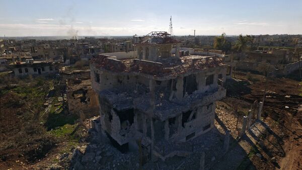 Освобожденный от террористов ИГ город Шейх-Мискин в сирийской провинции Дераа Освобожденный от террористов ИГ город Шейх-Мискин в сирийской провинции Дераа