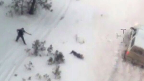 Кадр с видео, на котором запечатлен момент убийства фермера в Орегоне Кадр с видео, на котором запечатлен момент убийства фермера в Орегоне