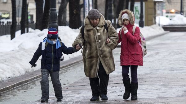 Гололед в Москве Гололед в Москве