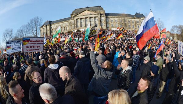 Акции против исламизации Европы в европейских странах. Архивное фото Акции против исламизации Европы в европейских странах. Архивное фото