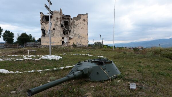 События в Цхинвале. Архивное фото События в Цхинвале. Архивное фото