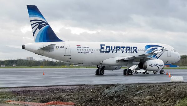 Самолет компании EgyptAir. Архивное фото Самолет компании EgyptAir. Архивное фото