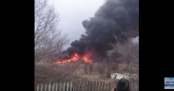 Крушение Су-25 в Приморье. Видео Крушение Су-25 в Приморье. Видео