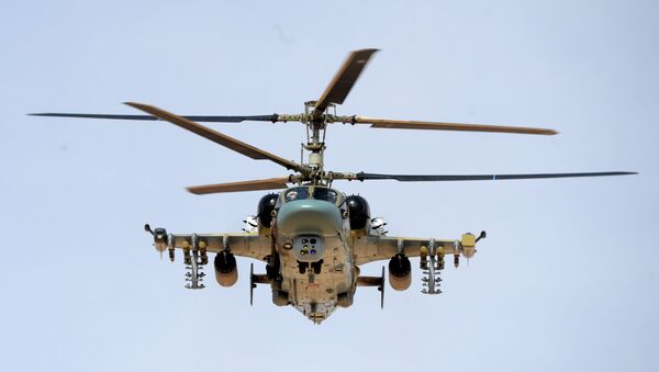 Вертолет Ка-52 Аллигатор. Архивное фото Вертолет Ка-52 Аллигатор. Архивное фото