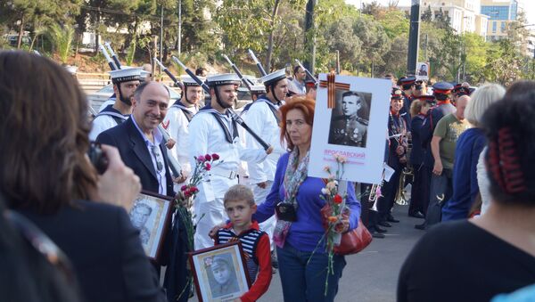 Акция Бессмертный полк в Афинах Акция Бессмертный полк в Афинах