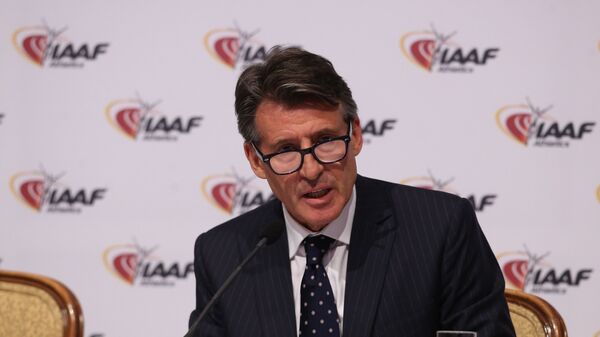 Президент Международной ассоциации легкоатлетических федераций (IAAF) Себастьян Коу на пресс конференции по итогам заседания Совета IAAF на котором было принято решение отстранить российских легкоатлетов от участия в Летних олимпийских играх 2016 в Рио-де-Жанейро Президент Международной ассоциации легкоатлетических федераций (IAAF) Себастьян Коу на пресс конференции по итогам заседания Совета IAAF на котором было принято решение отстранить российских легкоатлетов от участия в Летних олимпийских играх 2016 в Рио-де-Жанейро