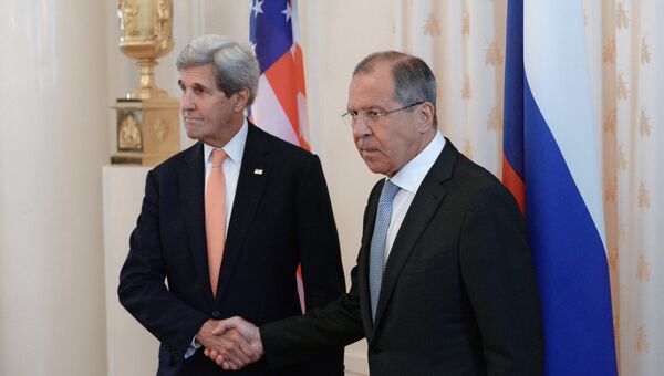 Встреча главы МИД РФ С. Лаврова с Госсекретарем США Дж.Керри Встреча главы МИД РФ С. Лаврова с Госсекретарем США Дж.Керри