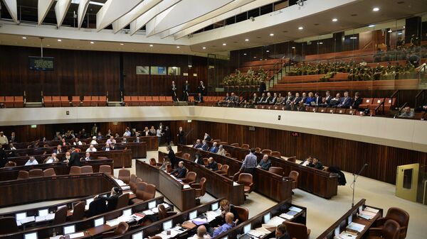 На пленарном заседании Кнессета Израиля. Архивное фото На пленарном заседании Кнессета Израиля. Архивное фото