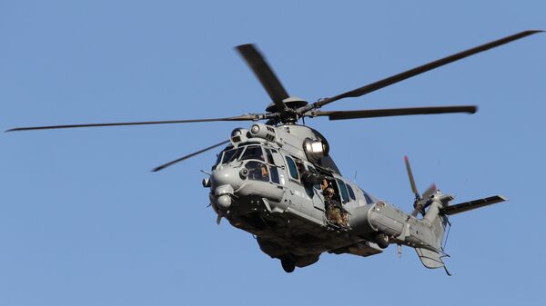 Многоцелевой военно-транспортный вертолет Caracal Airbus Helicopters. Архивное фото Многоцелевой военно-транспортный вертолет Caracal Airbus Helicopters. Архивное фото