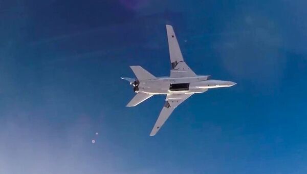 Дальний бомбардировщик ВКС РФ Ту-22М3. Архивное фото Дальний бомбардировщик ВКС РФ Ту-22М3. Архивное фото