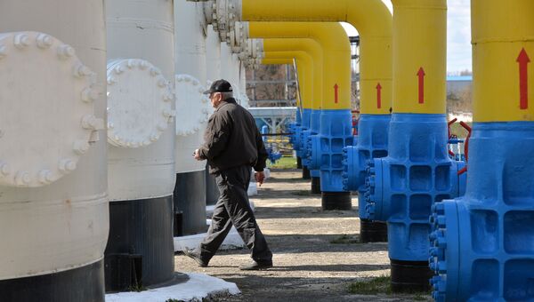 Газонасосная станция в Киевской области Украины. Архивное фото Газонасосная станция в Киевской области Украины. Архивное фото