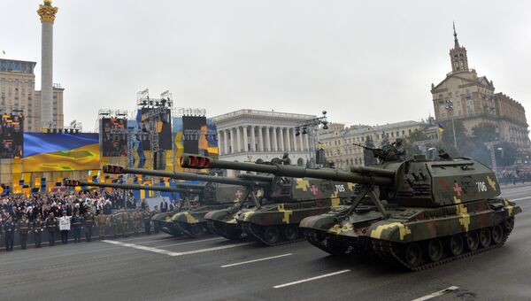 Военный парад в честь Дня Независимости Украины в Киеве Военный парад в честь Дня Независимости Украины в Киеве