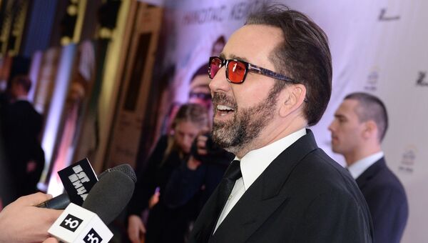 Актер Николас Кейдж на премьере фильма Крейсер в Москве Актер Николас Кейдж на премьере фильма Крейсер в Москве
