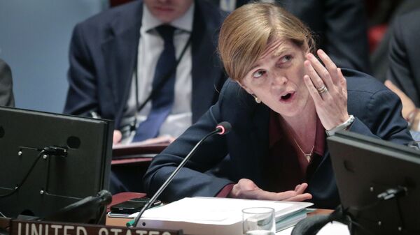 Постоянный представитель США при ООН Саманта Пауэр Постоянный представитель США при ООН Саманта Пауэр
