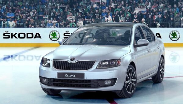 Автомобиль Skoda Octavia Hockey edition. Архивное фото Автомобиль Skoda Octavia Hockey edition. Архивное фото