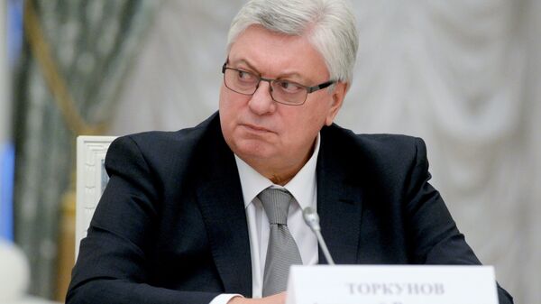 Ректор Московского государственного института международных отношений (МГИМО) Анатолий Торкунов. Архивное фото Ректор Московского государственного института международных отношений (МГИМО) Анатолий Торкунов. Архивное фото