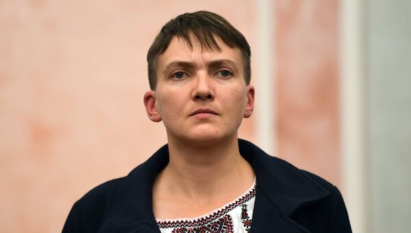 Депутат Верховной рады Надежда Савченко. Архивное фото Депутат Верховной рады Надежда Савченко. Архивное фото