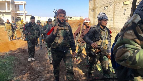Солдаты сирийской армии в провинции Дераа. Архивное фото Солдаты сирийской армии в провинции Дераа. Архивное фото