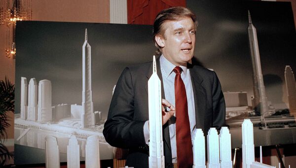 Дональд Трамп на Манхэттене. 1985 год Дональд Трамп на Манхэттене. 1985 год