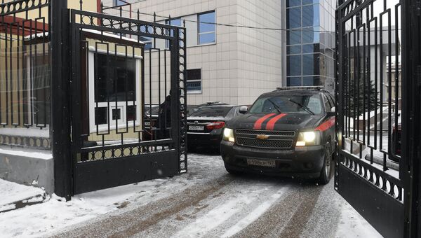 Автомобиль Следственного комитета РФ. Архивное фото Автомобиль Следственного комитета РФ. Архивное фото