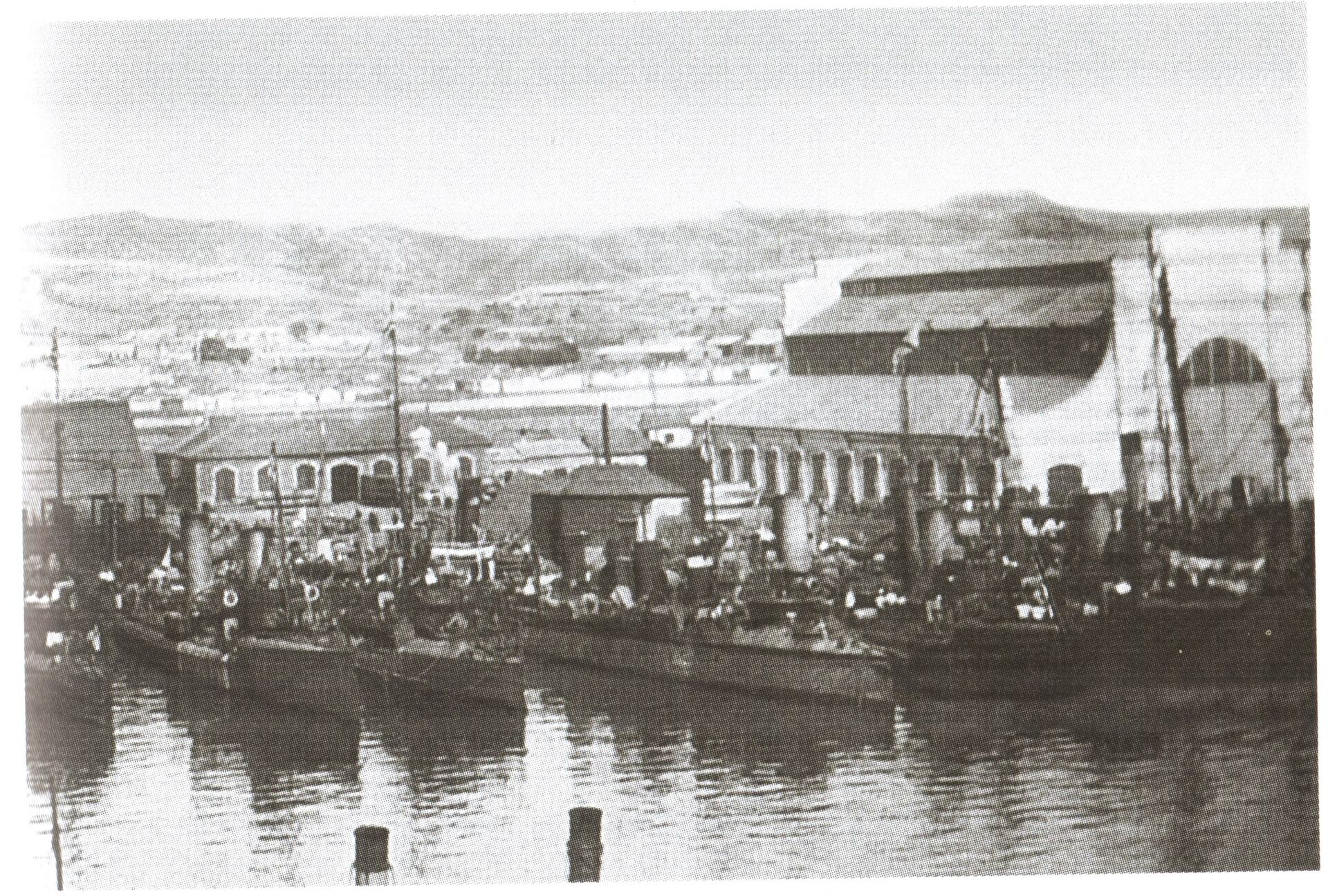 Русские миноносцы в гавани Порт-Артура. 1904 год Русские миноносцы в гавани Порт-Артура. 1904 год - РИА Новости, 1920, 26.05.2021