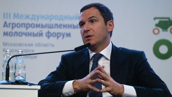 Денис Буцаев на Международном агропромышленном молочном форуме в подмосковном Красногорске Денис Буцаев на Международном агропромышленном молочном форуме в подмосковном Красногорске