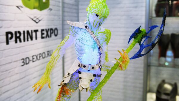 Экспонат выставки 3D Print Expo 2016 в Москве Экспонат выставки 3D Print Expo 2016 в Москве