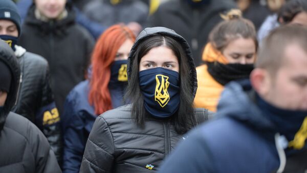 Марш активистов Азова в Киеве. 21 ноября 2016 Марш активистов Азова в Киеве. 21 ноября 2016