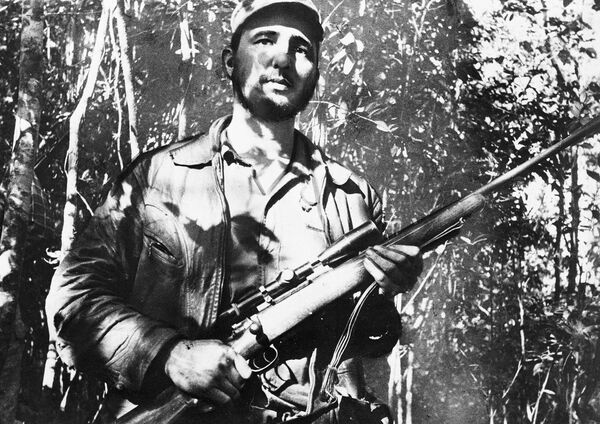 Лидер кубинской революции Фидель Кастро. 26 февраля 1957 Лидер кубинской революции Фидель Кастро. 26 февраля 1957