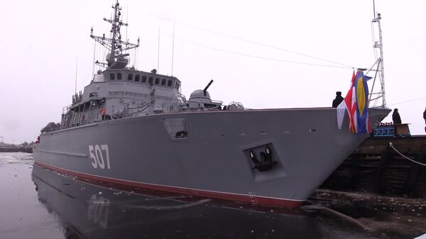 Церемония передачи корабля противоминной обороны Александр Обухов ВМФ РФ Церемония передачи корабля противоминной обороны Александр Обухов ВМФ РФ