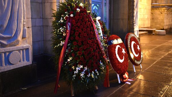 Венки от Турции, в связи с гибелью посла России в Турции Андрея Карлова Венки от Турции, в связи с гибелью посла России в Турции Андрея Карлова