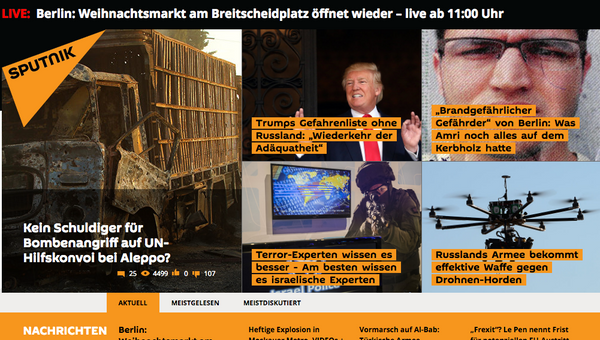 Sputnik укрепляет позиции в рейтинге соцсетей Германии Sputnik укрепляет позиции в рейтинге соцсетей Германии