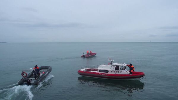 Поисковые работы в акватории Черного моря в районе крушения самолета ТУ-154 Поисковые работы в акватории Черного моря в районе крушения самолета ТУ-154