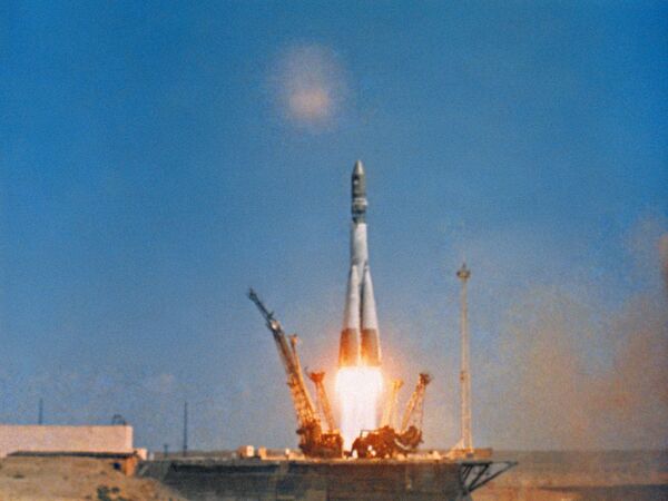 Старт космического корабля Восток-1 Старт космического корабля Восток-1