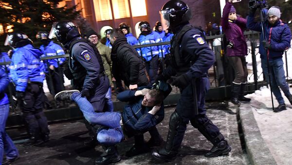 Акции протеста в Румынии, 1 февраля 2017 Акции протеста в Румынии, 1 февраля 2017