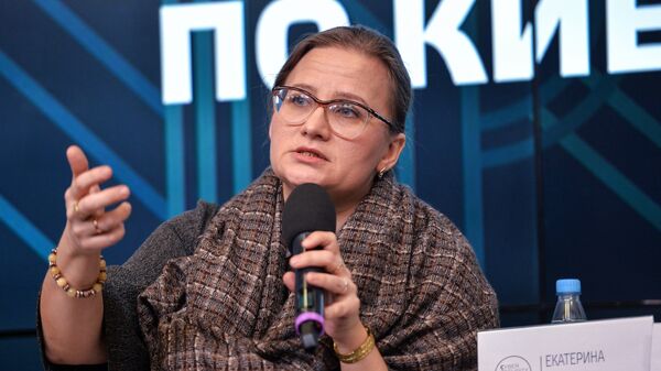 Директор Департамента государственной политики в области средств массовой информации Министерства связи и массовых коммуникаций РФ Екатерина Ларина на международном форуме по кибербезопасности - Cyber Security Forum 2017 в Москве. 7 февраля 2017 Директор Департамента государственной политики в области средств массовой информации Министерства связи и массовых коммуникаций РФ Екатерина Ларина на международном форуме по кибербезопасности - Cyber Security Forum 2017 в Москве. 7 февраля 2017