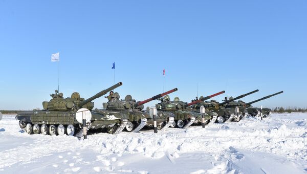 Второй этап соревнований Танковый биатлон в Воронежской области Второй этап соревнований Танковый биатлон в Воронежской области