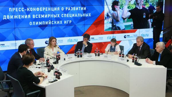 Пресс-конференция о развитии движения Всемирных Специальных Олимпийских игр в МИА Россия сегодня Пресс-конференция о развитии движения Всемирных Специальных Олимпийских игр в МИА Россия сегодня